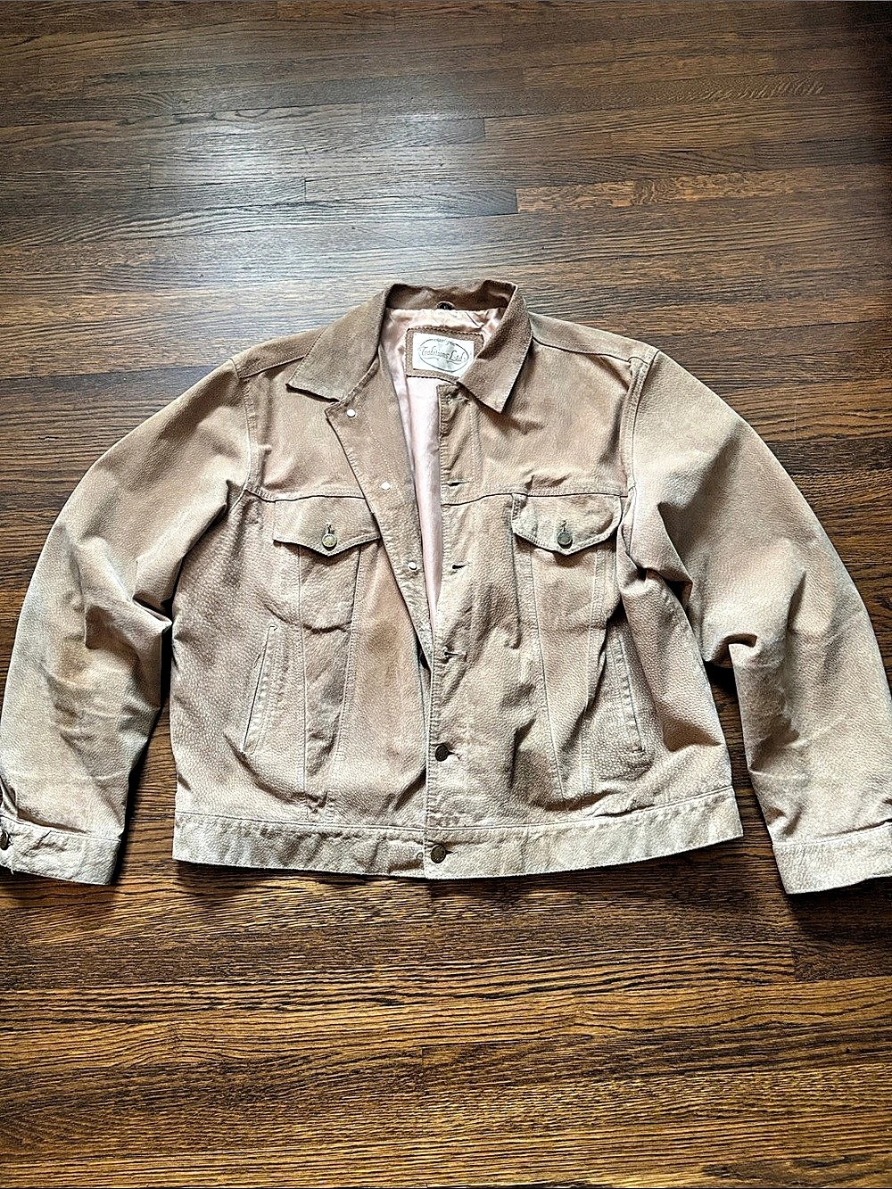 Traditions Ltd Men’s  Brown Leather Vintage Jacket Size XL
